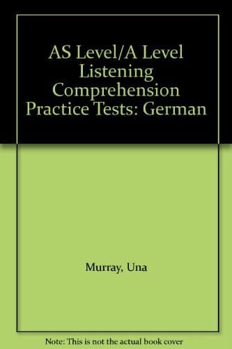 AS/A level listening comprehension practice tests 2003 German
