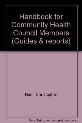 Handbook for Community Health Council Members