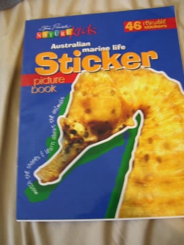 Australian Marine Life Sticker Picture Book