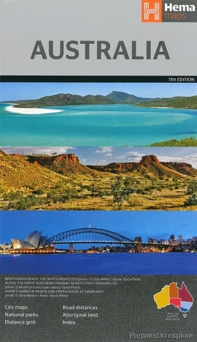 O/P Australia Large Map 11ed Use 9321438002130