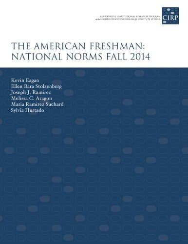The American Freshman National Norms Fall 2014 (Print on Demand)
