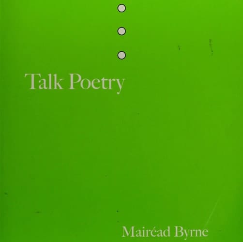 Talk Poetry (Miami University Press Poetry Series)