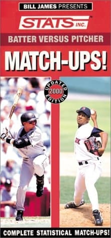 Bill James Presents STATS Batter Vs. Pitcher Match-Ups 2001