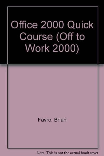 Office 2000 Quick Course