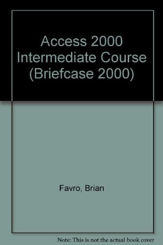 Access 2000 Intermediate Course