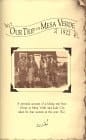 Our Trip to Mesa Verde, 1922