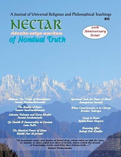 Nectar of Non-Dual Truth #35 A Journal of Universal Religious and Philosophical Teachings