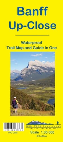 Banff Up-close, Scale 1:35 000 Waterproof Trail Map and Guide in One