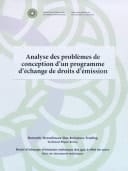 Analyse des problèmes de conception d'un programme d'échange de droits d'émission