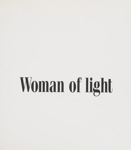 Woman of Light