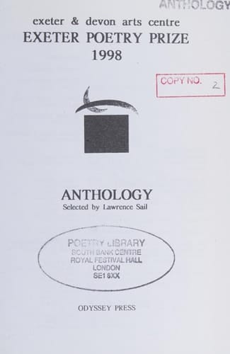 Exeter Poetry Prize 1998