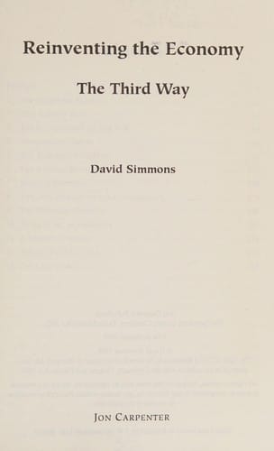 Reinventing EconomyThird Way