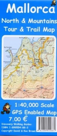 Mallorca North and Mountains Tour and Trail Map