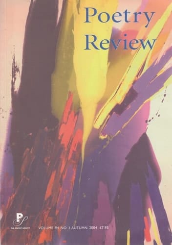 Poetry Review Autumn 2004
