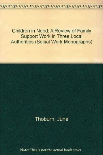 Children in Need A Review of Family Support Work in Three Local Authorities