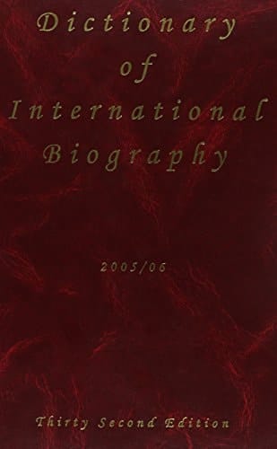 Dictionary of International Biography 2005