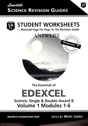 Essentials of Edexcel Science Student Worksheets - Answer Book
