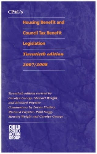 CPAG's Housing Benefit and Council Tax Benefit Legislation 2008