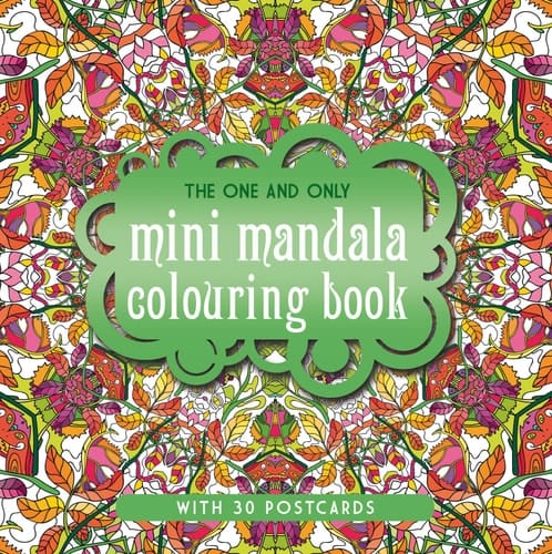 The One and Only Mini Mandala Colouring Book With 30 Postcards