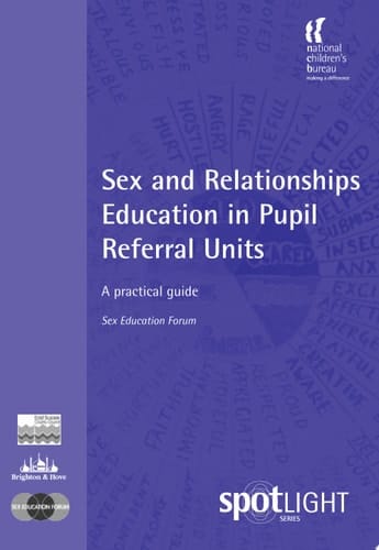 Sex and Relationships Education in Pupil Referral Units