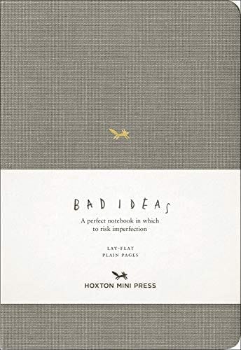 A Notebook for Bad Ideas (grey/unlined) A perfect notebook in which to risk imperfection