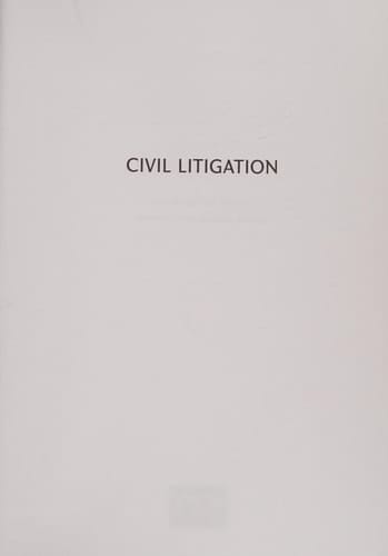 Civil Litigation 2015/2016