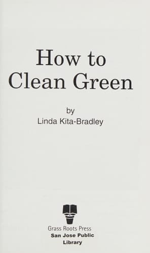 How to Clean Green