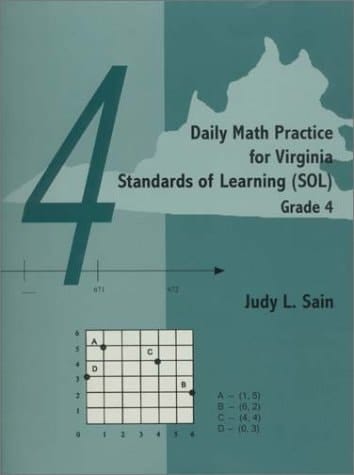 Daily Math Practice for Virginia Standards of Learning (SOL) - Grade 4
