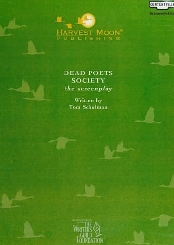 Dead Poets Society The Screenplay
