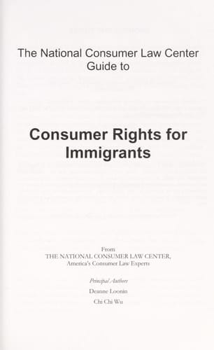 Guide to Consumer Rights for Immigrants