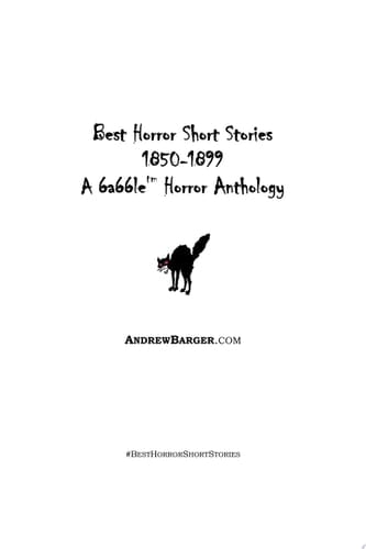 Best Horror Short Stories 1850-1899 A 6a66le Horror Anthology