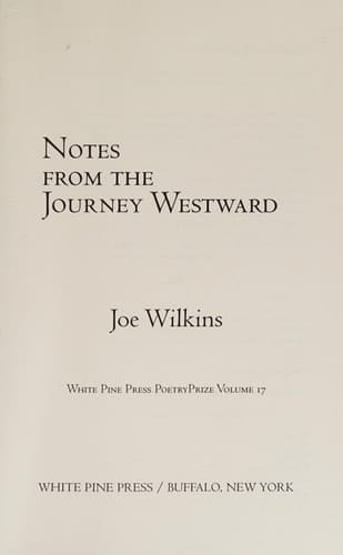 Notes from the Journey Westward