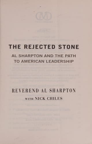 The Rejected Stone Al Sharpton & the Path to American Leadership