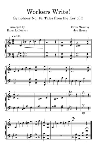 Workers Write! Tales from the Key of C