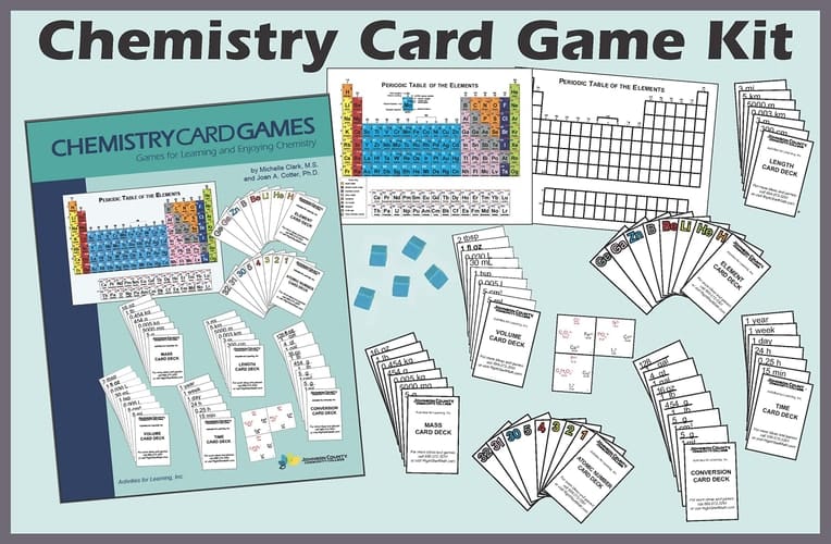 Chemistry Card Games Games for Learning and Enjoying Chemistry