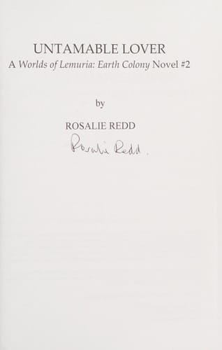 Untamable Lover Worlds of Lemuria: Earth Colony Book 2