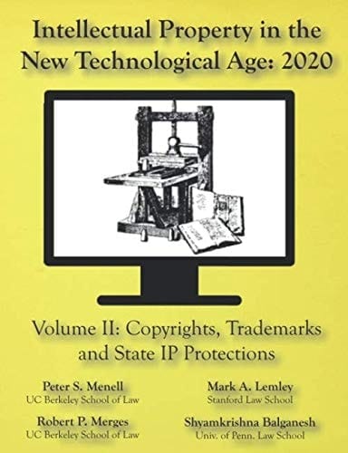 Intellectual Property in the New Technological Age, 2020