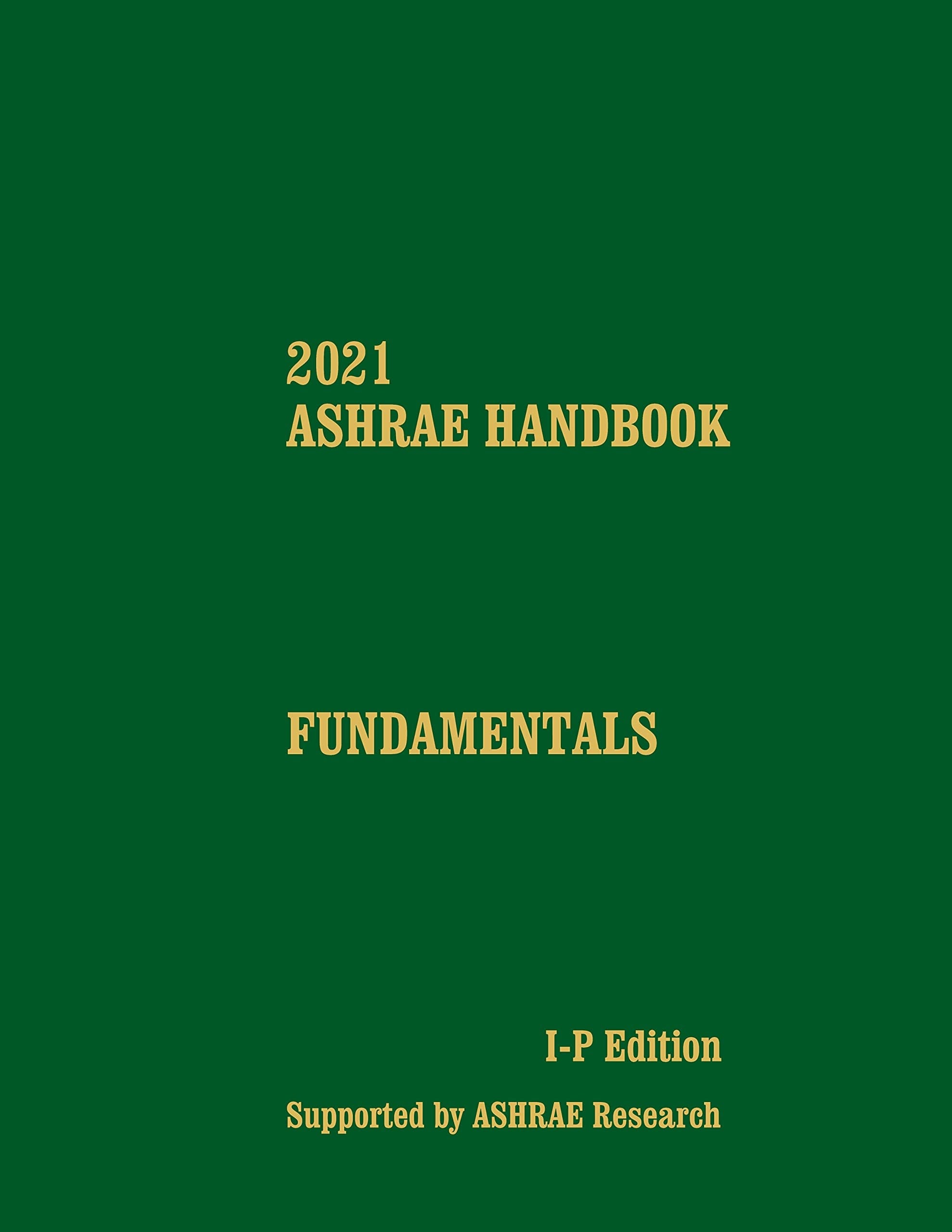 2021 ASHRAE Handbook Fundamentals