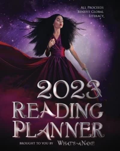 Twice Upon a Name 2023 Reading Planner 2022 Calendar, Weekly Planner, Goal Tracker, and Reading Journal