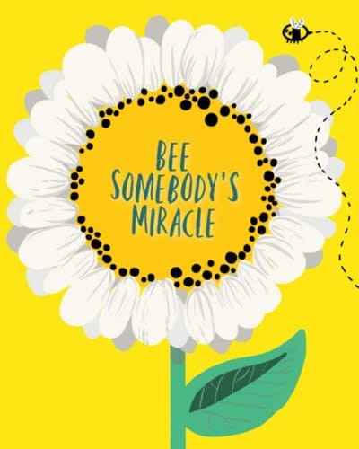 Bee Somebody's Miracle Journal, Notebook, Diary, Sketchbook, Idea Book, Prayer Journal A Pretty Place for Your Thoughts