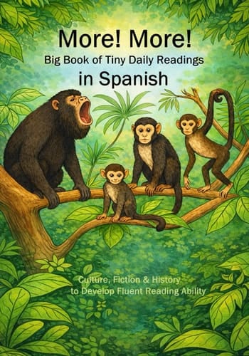 More! More! Big Book of Tiny Daily Readings in Spanish: Culture, Fiction & History to Develop Fluent Reading Ability (The Big Books of Tiny Readings) (Spanish Edition)