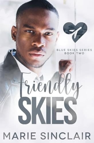 Friendly Skies: A best friends to lovers, one bed MM romance (Blue Skies)
