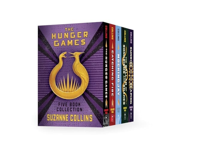 Hunger Games 5 Book Set - Hardcover Edition - March 18, 2025 Release The Hunger Games Complete 5-Book Hardcover Box Set by Suzanne Collins | Includes Sunrise on the Reaping & Ballad of Songbirds and Snakes | March 18, 2025 Release