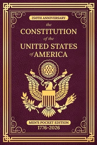 250th Anniversary - The Constitution of the United States of America: Men's Pocket Edition, 1776-2026 (Love & Legacy Constitution Series)