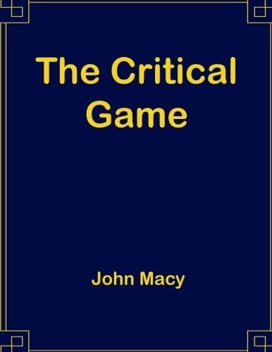 The Critical Game 8. 5 X 11