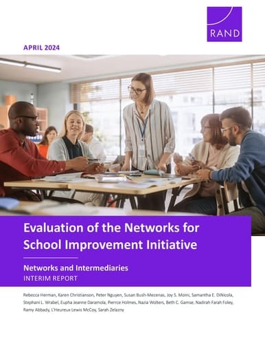 Evaluation of the Networks for School Improvement Initiative--Networks and Intermediaries Interim Report
