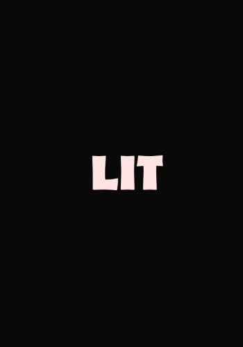 Lit LIT, Notebook, Journal Book, Dairy, Password Book, Book Notes, General Purpose Book, Log Book Size 7x10 Inches. 120 Pages with Ruled