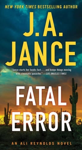 Fatal Error An Ali Reynolds Mystery