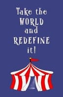 Take the World and Redefine It Blank Journal and Motion Picture Quote