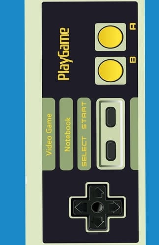 Video Game Notebook Lined A5 Notebook - Cream Paper, A5 Size (5. 5 X 8. 5 Inches), 100 Pages (50 Sheets)